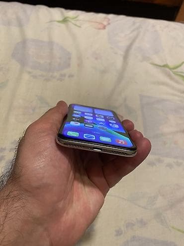 Telefon ehtiyat hissələri: IPhone X, 64 GB, Gümüşü, Face ID — 10
