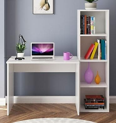 döş stolu: Dördbucaq masa, Stulsuz, Polkalı, Siyirməli, Türkiyə, Mat laminat — 7