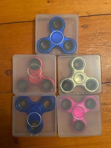Metal görünümlü üçqanadlı fidget spinner (Hand Spinner) - Korpus — 6