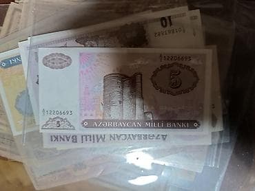 Купюры: Kolleksiya üçün köhnə Azərbaycan manatı və digər tarixi kağız pullar — 5