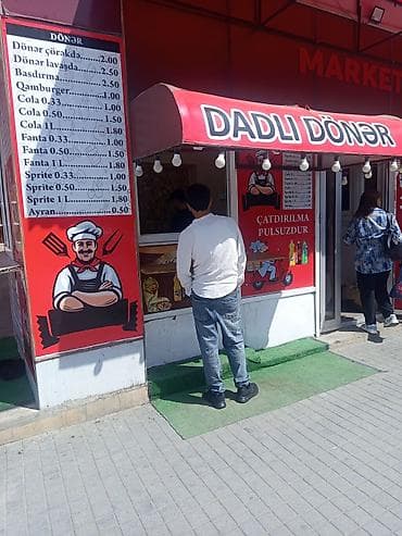 Dadlı Dönər – sürətli və ləzzətli fast‑food Menyu: - Dönər çörəkdə –