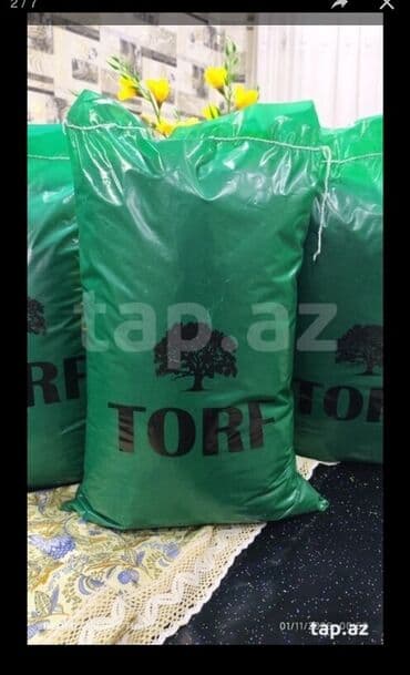 tinglərin satışı: TORF – bitkilər üçün torf qarışığı - Yaşıl polietilen kisələrdə — 3