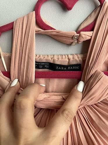 usta geyimi: Iki ədəd qadın üst geyimi dəsti 1) Zara qara topp - Brend: ZARA — 5