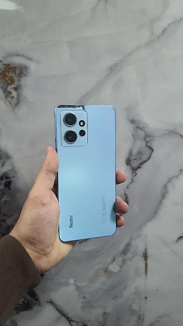 Avtoelektronika: Redmi Note 12, 128 GB, rəng - Göy, Zəmanət, Sensor, Barmaq izi — 1