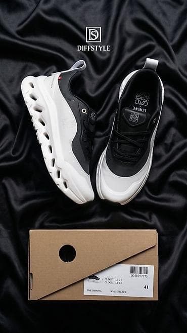 idman ayaqqabı: LOEWE Cloudtilt 2.0 idman ayaqqabısı - Rəng: White/Black (ağ-qara) - — 1