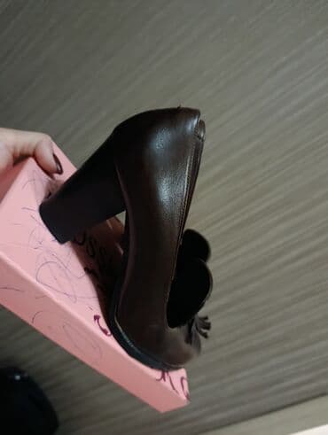 высокие мужские мокасины: Qadın ayaqqabısı – Love Crazy brendi - Rəng: tünd qəhvəyi - Model — 1