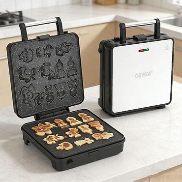 waffle: Toster rəng - Boz, Yeni, Ödənişli çatdırılma, Ünvandan götürmə, Rayonlara çatdırılma — 4