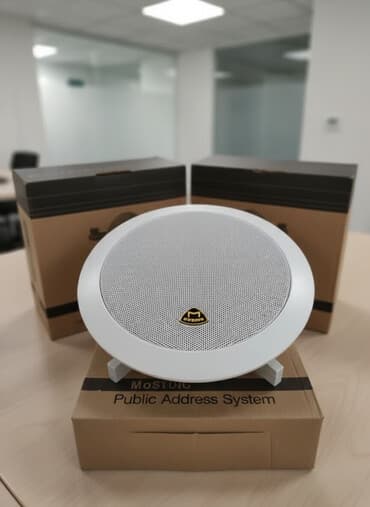 işlənmiş dinamiklər: Yeni Kolonka, Növ - Akustik, rəng - Ağ — 1