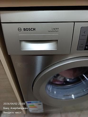 uze hicama: Bosch Logixx VarioPerfect önyükləməli paltaryuyan maşın - EcoSilence — 2