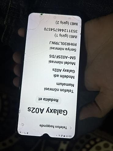 a8 2018 ekran: Samsung Galaxy A02 S, 32 GB, rəng - Mavi, İki sim kartlı — 6