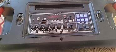 Mikrofonlar: Portativ musiqi kolonkası – MP3 Digital Player paneli ilə — 1