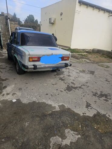 13 disk: VAZ 2106, 4 qapılı sedan, mavi rəng. - Klassik “şestoy” kuzov, xrom — 3
