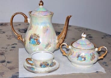 Quruducular: Çay dəsti, Farfor, Madonna, 1 nəfərlik, Almaniya — 2