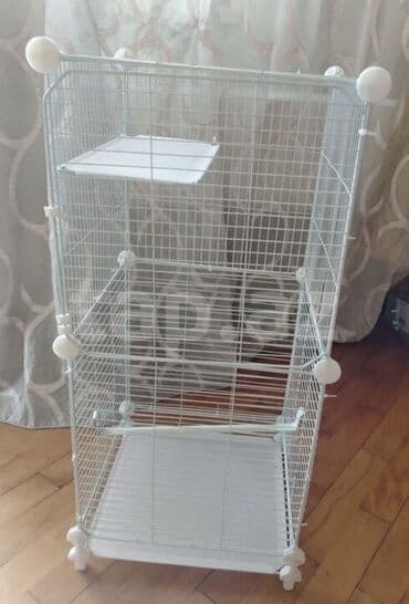 Yemlər: Quş qəfəsi – geniş və funksional model Ölçülər: - Hündürlük: 78 sm — 4