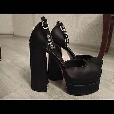 Tuflilər, Ölçü: 39, rəng - Qara, Yeni