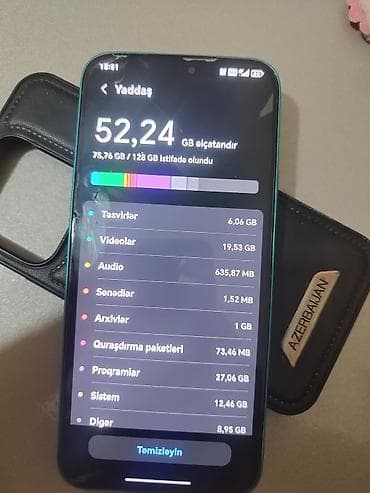 honor magicbook: Honor 8C, 128 GB, rəng - Yaşıl, Sensor, Barmaq izi, Simsiz şarj — 1