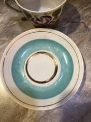 cay dəstləri: Çay dəsti, rəng - Ağ, Farfor, SSRİ — 2