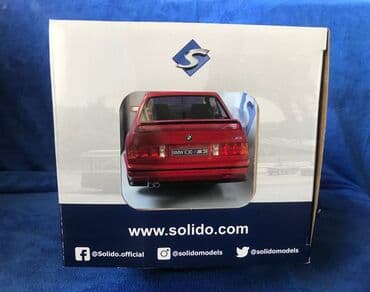 metbex tavan modelleri: Коллекционная модель BMW M3 E30 Coupe red 1990 SOLIDO Art : S1801502 — 4