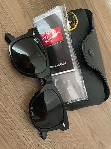 gun eynəyi: Ray-Ban gün eynəyi – klassik Wayfarer üslubu - Rəng: parlaq qara — 1