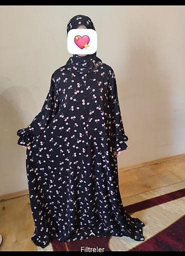 Hicab: Qadın hicab və abaya dəstləri - Modellər: - İkiqat örtülü, geniş — 4