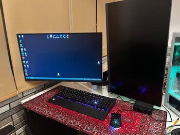 vətən komputer: 1800 azn 2x 27 inc monitor, 180 hz, 10 bit, İPS, + PASTAFKA — 3
