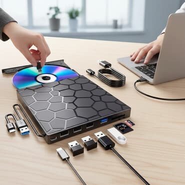 kompüter alıram: CD və DVD oxuyucu. Kompüterlərə birləşdirilə bilən disk oxuyucu — 1