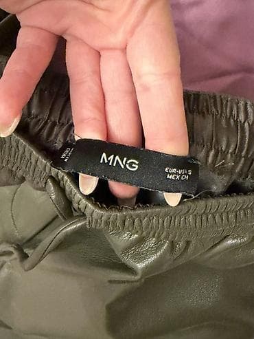 stoyka fasonlar 2020: Şalvar, Mango, S, rəng - Yaşıl — 2