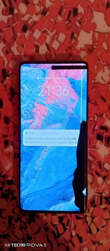 telfon ekranları: Huawei Nova 10, 128 GB, rəng - Qızılı, Barmaq izi — 3