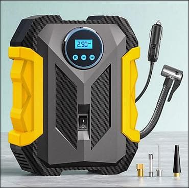 Avtomobil Şin Kompressoru – Rəqəmsal LED ekranlı, 12V Xüsusiyyətlər