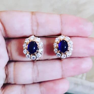 tek qas qizil sirqalar: Sırğa, Çəhrayı qızıl, 583 Əyar, 463 g — 2