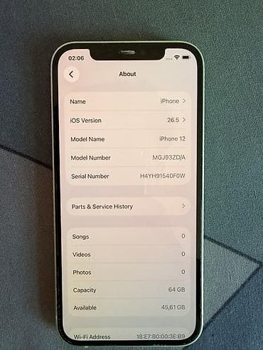 apple mini 4: IPhone 12, 64 GB, Yaşıl, Face ID — 5