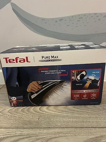Yenidir!!! Endirim olacaq!!!Tefal Pure Max (FV9850) buxarlı ütü