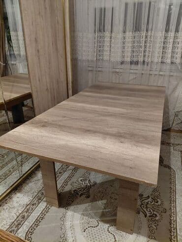 Masalar: Qonaq masası, Yeni, Açılan, Laminat, Dördbucaq masa — 1