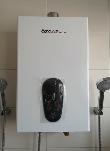 elektrikli qizdiricilar: ÖZGAZ Turbo divar tipli qazla işləyən su qızdırıcısı Xüsusiyyətlər: - — 1