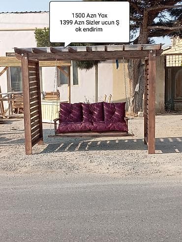pavlonya ağacı satış: Divan-yelləncək, Zontikli, Taxta — 1