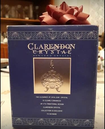 германия посуда: Хрустальная ваза Новая в подарочной коробке Привезена из Америки — 6