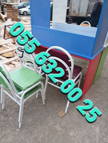 endirimde olan mebeller: Yeni, Kvadrat masa, 4 stul, Açılmayan, Stullar ilə, Dəri, Azərbaycan — 30