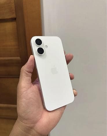 ipad 6 plus: IPhone 16, 128 GB, Ağ, Zəmanət, Simsiz şarj, Face ID — 7