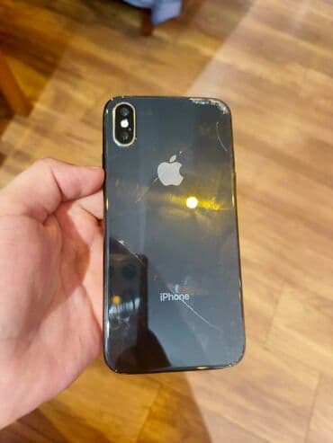 iphone x arxa şüşə qiyməti: IPhone X, 256 GB, Qara, Qırıq — 2