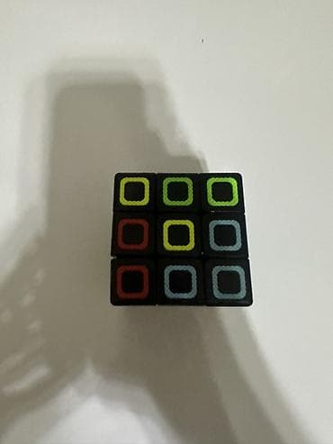 rubik kubu: Rəngli 3x3 Rubik kubu - Klassik 3x3 mexanizm, rahat fırlanma üçün — 2