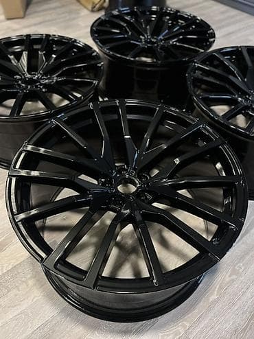 bmw ucun disklər: Qara parlaq R22 disklər yeni ☑️ — 3