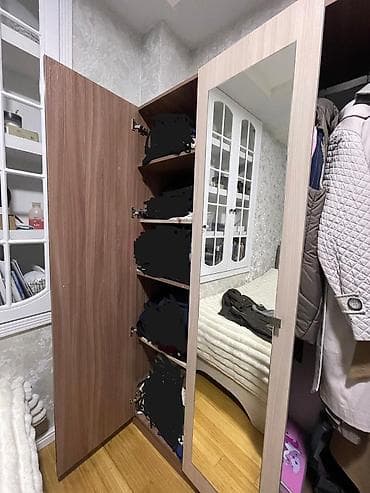 mebil aliram: Şifoner 3 qapılı 5 bölmeli ve asılqan hisseden ibaretdir. Hundurluk — 3