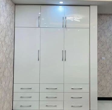 мдф: Yeni, 3 qapılı Düz dolab, Qarderob, paltar dolabı, Türkiyə — 1