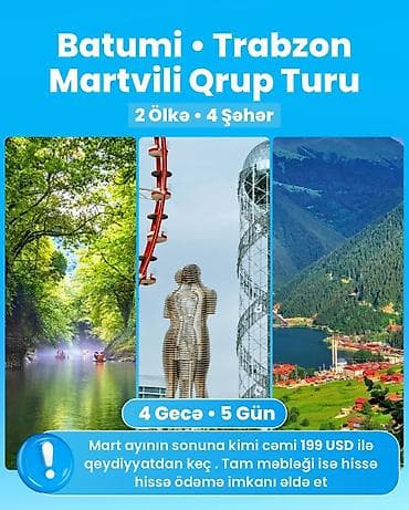 Xidmətlər: *Mənə Yazan Ilk 3 Adama 50% Endirim!* Səyahət turları – rahat və — 6