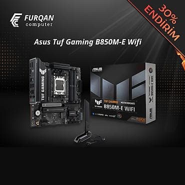 pc ana plata: ASUS TUF B850M-E WiFi DDR5 – Ryzen 7000/8000/9000 Dəstəyi Mehsul — 1