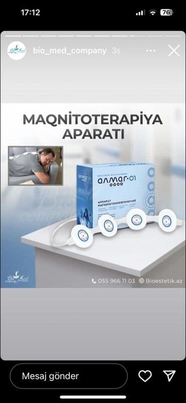 dermobraziya aparati: Maqnitoterapiya aparatlari — 1