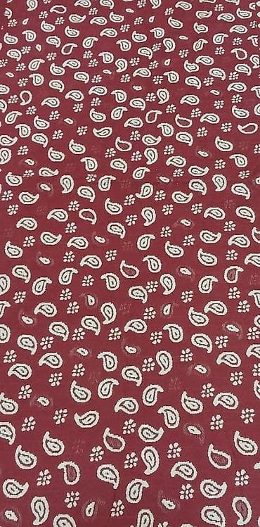 Şərf buta naxışları ilə, Bordo rəngli şal – paisley və xallı — 10