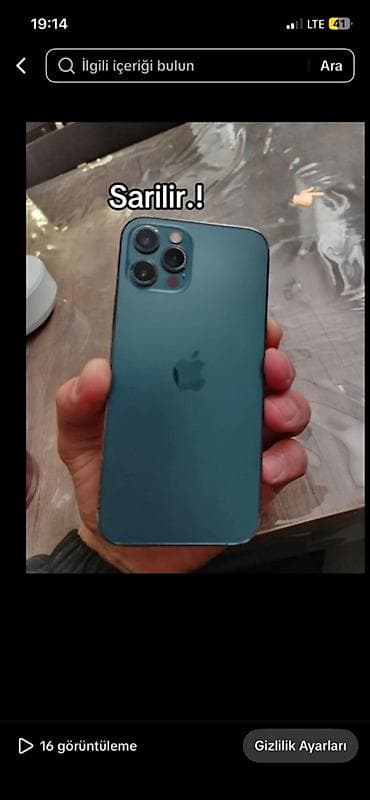 IPhone 12 Pro, 128 GB, Mavi, Face ID