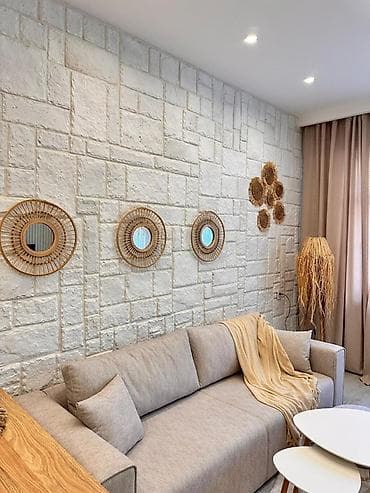 odunluq taxta: Skandinaviya-boho üslubunda tam mebel və aksesuarlarla dizayn olunmuş — 1