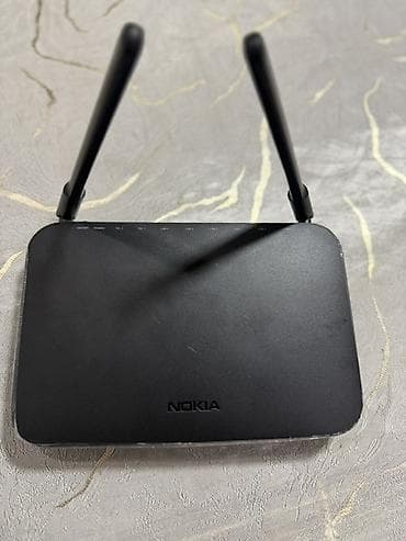 nokia internet modem: Nokia Wi‑Fi router Modem Xüsusiyyətlər: - İki ədəd xarici anten – — 2